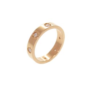 신품과 동일한 컨디션 Cartier 미니 러브 반지 #50 K18PG 750PG 다이아몬드 핑크 골드 반지 주얼리 0124【중고】CARTIER