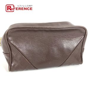 CHANEL 1332*** Vintage Matelassé Quilted Logo Clutch Bag