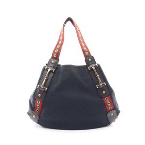 [중고] Gucci 구찌 토트백 홀스빗 GG 캔버스 144186 블랙 캔버스 레더 홀스빗 토트백 여성용 Used B