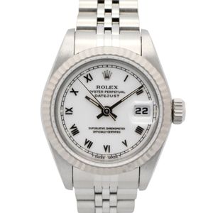 [Used] Rolex ROLEX Watch Datejust T-serial 69174 WH/RO K18WG (White Gold) Stainless Steel Datejust T-serial Ladies Used A