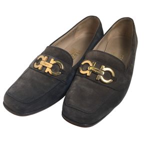 Salvatore Ferragamo 5 D 로우힐 스퀘어 토 펌프스
 Salvatore Ferragamo 블루 [중고]