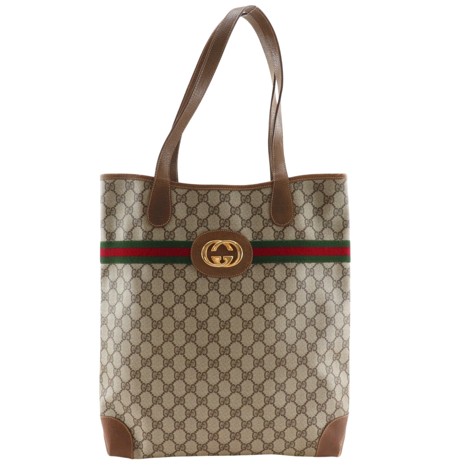グッチ GUCCI シェリーライン トートバッグ オールドグッチ インター