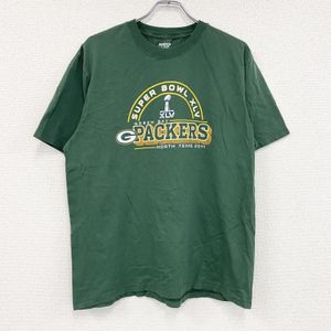 Reebok short-sleeved printed T-shirt, green, size XL, used.