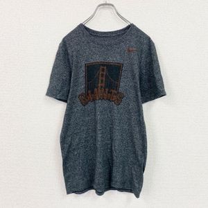 NIKE Giants short-sleeved printed T-shirt, dark gray, used.