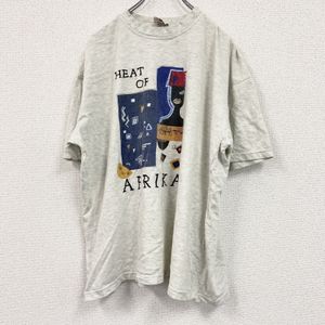 90s Angelo Litrico Short-Sleeve Printed T-Shirt, Vintage, White, Size XL, Used Clothing