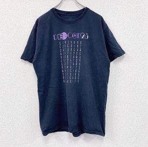 FRUIT OF THE LOOM Electronic Frontier Foundation Double-Sided Print Black Size L Used Clothing