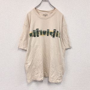 SPEEDO Short-Sleeve Double-Sided Print T-Shirt, Beige, Size XL, Used
