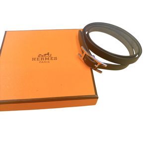 Hermes 에르메스 빈티지 가죽 아피3 팔찌
 HERMES 블랙【중고】