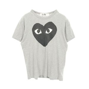 [Used] PLAY COMME des GARCONS Short-Sleeve T-Shirt, Heart Logo, Cotton, Men's, Used B