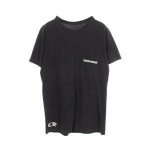 [Used] Chrome Hearts Short-Sleeve T-Shirt, Scroll Label, Pocket, Cotton, Men's, Used B