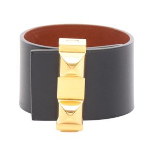 [Used] Hermes HERMES Bangle Collier de Chien GP (Gold Plated) Bracelet Women's Used A