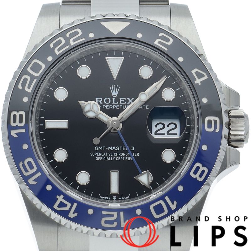 ROLEX GMT-Master II Oyster Watch 126710BLNR Box Warranty SS Men's Watch Black Mint Condition 【New】