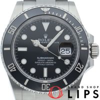 ROLEX 서브마리너 데이트 워치 Submariner Date 126610LN 박스 보증서 SS 남성용 시계 블랙 미사용 신품