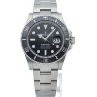 ROLEX 서브마리너 데이트 워치 Submariner Date 126610LN 박스 보증서 SS 남성용 시계 블랙 미사용 신품