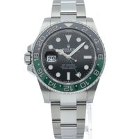 ROLEX GMT-Master II Oyster GMT-Master II 126720VTNR 박스 보증서 SS 남성용 시계 블랙 미사용 신품