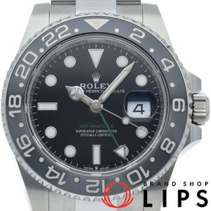 ROLEX GMT-Master II Oyster Watch 126710GRNR Box Warranty SS Men's Watch Black Mint Condition 【New】