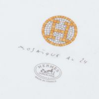 【二手】愛馬仕 (Hermes) 餐具 Petit Carré No. 3 Mosaic 24 金PlateP026043P 其他餐盤 男女通用 二手 A