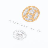 【二手】愛馬仕 (Hermes) 餐具 Petit Carré No. 2 馬賽克圖案 24 金色PlateP026042P 金色 其他 Petit Carré No. 2Plate男女通用 未使用