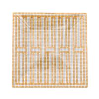 【二手】愛馬仕 (Hermes) 餐具 Petit Carré No. 2 馬賽克圖案 24 金色PlateP026042P 金色 其他 Petit Carré No. 2Plate男女通用 未使用