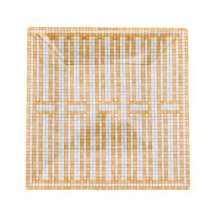 [중고] Hermes 에르메스 식기 쁘띠 까레 No2 모자이크 24 골드 플레이트 P026042P 골드 기타 쁘띠 까레 No2 플레이트 유니섹스 미사용