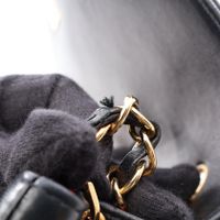 [중고] Chanel 샤넬 숄더백 마틀라세 다이애나 플랩 A01165 블랙 램스킨(양가죽) 마틀라세 다이애나 체인 숄더백 여성용