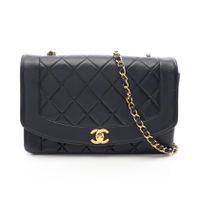 [중고] Chanel 샤넬 숄더백 마틀라세 다이애나 플랩 A01165 블랙 램스킨(양가죽) 마틀라세 다이애나 체인 숄더백 여성용