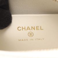[중고] Chanel 샤넬 숄더백 마틀라세 2WAY AP4474 화이트 캐비어 스킨(그레인드 카프) 마틀라세 미니 보스턴백 여성용 Used A
