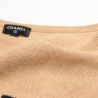 【중고】 Chanel 샤넬 셋업 로고 니트 탱크탑 스커트 기타 니트 셋업 여성용 Used A