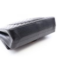 [중고] Chanel 샤넬 숄더백 2.55 쉐브론 V스티치 W플랩 블랙 레더 2.55 쉐브론 V스티치 더블 플랩 체인 숄더백