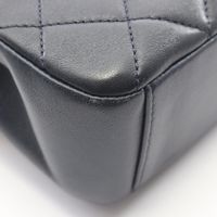 [중고] Chanel 샤넬 숄더백 마틀라세 2WAY 네이비 램스킨(양가죽) 마틀라세 2way 체인 숄더백 여성용 Used A