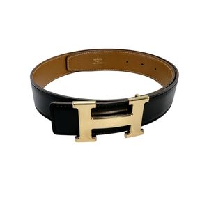 Hermes 에르메스 콘스탄스 리버서블 벨트 H 벨트
 HERMES 블랙×브라운【중고】