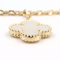 [Pre-owned] Van Cleef & Arpels Lucky Alhambra 4-motif bracelet VCARD79600, wrist size 18cm, K18 (yellow gold) Lucky Alhambra 4-motif bracelet