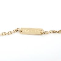 [Pre-owned] Van Cleef & Arpels Vintage Alhambra Malachite Necklace VCARO9VA00 Neck circumference 37.5/42cm K18 (Yellow Gold) Vintage Alhambra Malachite Necklace