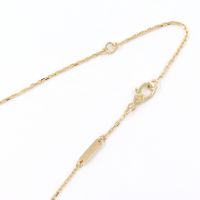 [Pre-owned] Van Cleef & Arpels Vintage Alhambra Malachite Necklace VCARO9VA00 Neck size 37.5/42cm K18 (Yellow Gold) Vintage Alhambra Malachite Necklace