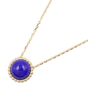 [Pre-owned] Van Cleef & Arpels Perle Couleur Lapis Lazuli Necklace VCARP9V700, Neck size 42/47cm, K18 (Yellow Gold) Perle Couleur Lapis Lazuli Necklace