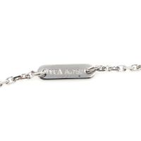[Pre-owned] Van Cleef & Arpels Frivole Diamond Necklace Mini VCARP3W300, Neck size 38/40cm, K18WG (White Gold), Diamond Frivole Diamond Necklace Mini
