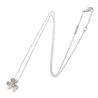 [Pre-owned] Van Cleef & Arpels Frivole Diamond Necklace Mini VCARP3W300, Neck size 38/40cm, K18WG (White Gold), Diamond Frivole Diamond Necklace Mini
