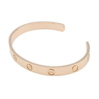 [Used] Cartier Love Open Bracelet, Wrist size 16.5cm, K18PG (Pink Gold), Love Open Bracelet, Women's, Used A