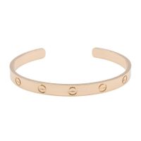 [Used] Cartier Love Open Bracelet, Wrist size 16.5cm, K18PG (Pink Gold), Love Open Bracelet, Women's, Used A