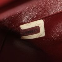 [Pre-owned] Chanel Matelassé Shoulder Bag, Double Flap, Black Lambskin (Sheepskin Leather), Chain Shoulder Bag, Women's.