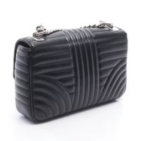 [Used] Prada PRADA Shoulder Bag Diagram Chain Shoulder Bag Medium Black Leather Diagram Chain Shoulder Bag Medium