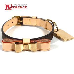 LOUIS VUITTON CV2196 애견 용품 모노그램 반려견 목걸이 콜리에 박스터 XS