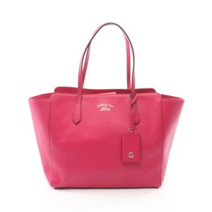 【중고】 Gucci 구찌 토트백 스윙 354397 마젠타 레더 스윙 토트백 라지 여성용 Used A