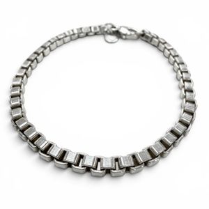 Excellent condition ▼ TIFFANY&Co. Tiffany Venetian 925 Chain Bracelet, Silver, Weight 16.65g, Suitable for Men and Women, Accessory