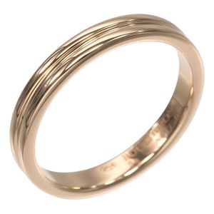 Boucheron Godron ring, size 13.5, K18 pink gold, approximately 3.61g, women's [pre-owned]