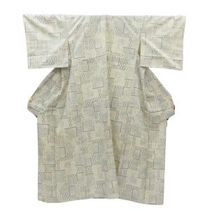 小紋（絲綢小花紋和服）[二手]