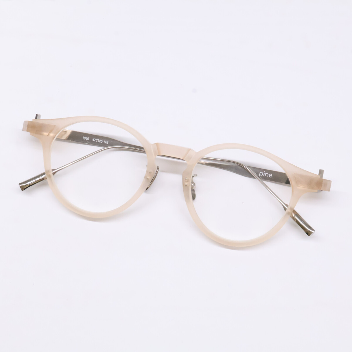 パイン 1039 5 コンビ ボストンシェイプ アイウェア 47□20-145【中古