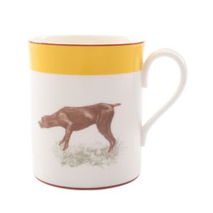 【二手】愛馬仕 HERMES 餐具 Chasse German Pointer 馬克杯 其他馬克杯 男女通用 二手 A