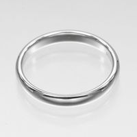 Tiffany & Co. Forever Classic Band Ring, Size 16, 3mm Band, Pt950 Platinum, Approx. 4.98g, Men's [Used]