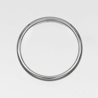 Tiffany & Co. Forever Classic Band Ring, Size 16, 3mm Band, Pt950 Platinum, Approx. 4.98g, Men's [Used]